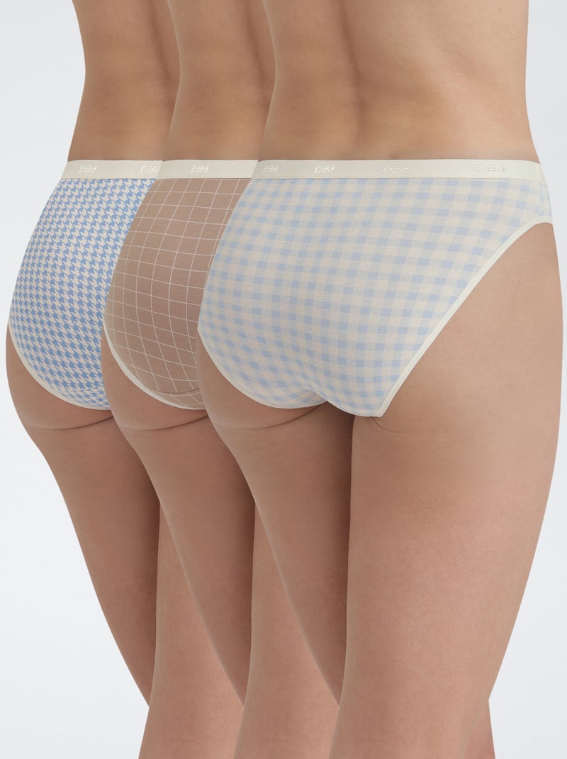 Pack de 3 bragas DIM 'Les Pockets' Blanco - Kiabi