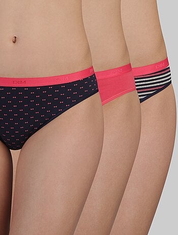 Pack de 3 bragas DIM 'Les Pockets'