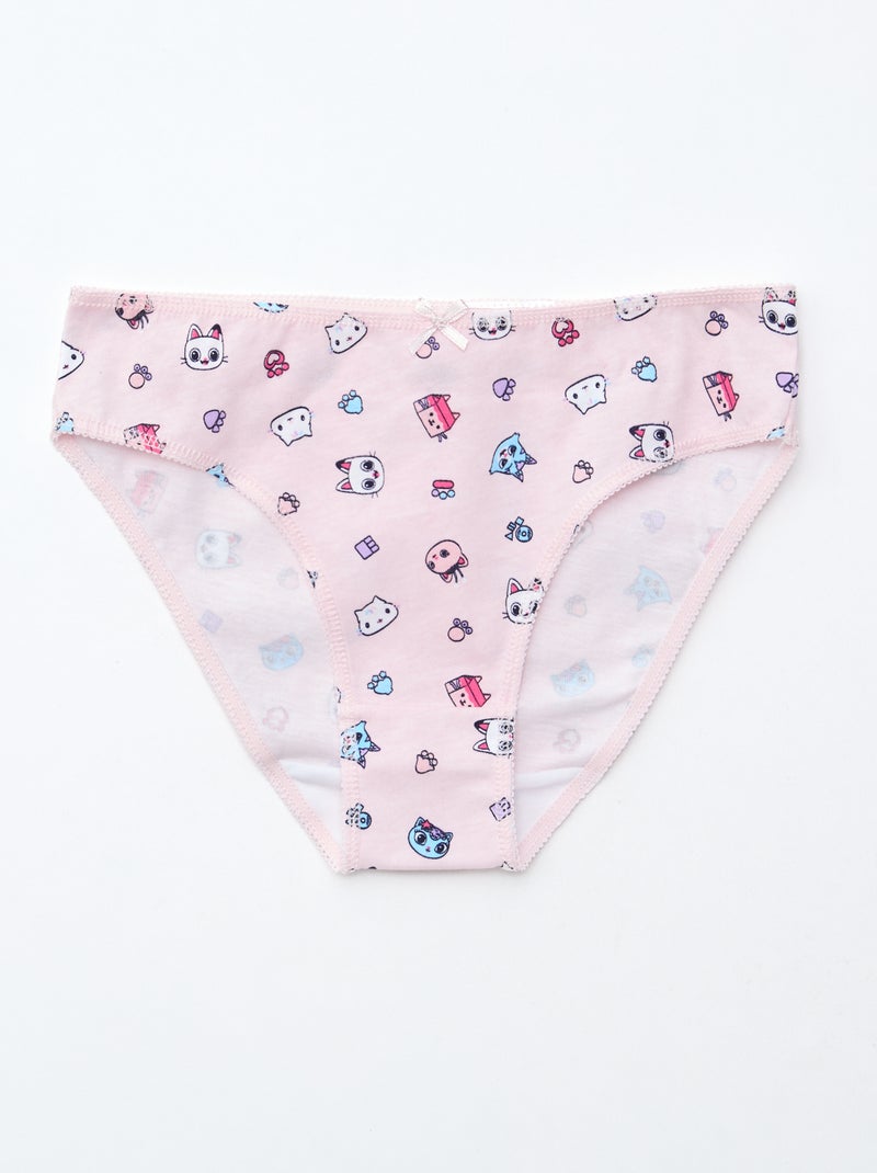 Pack de 3 bragas 'Gabby y la casa mágica' de algodón Blanco - Kiabi
