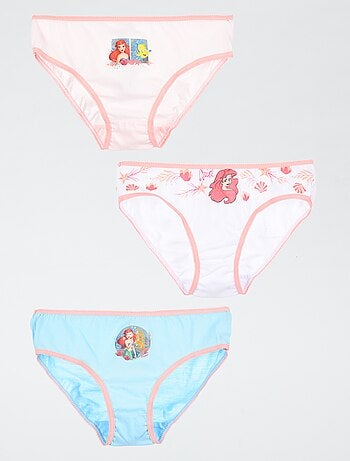 Pack de 3 braguitas 'Ariel' 'Disney'
