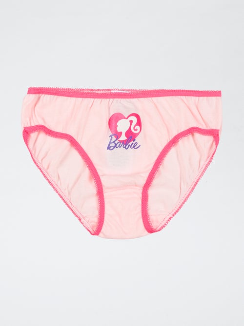 pack de 3 braguitas 'Barbie' de algodón - Kiabi
