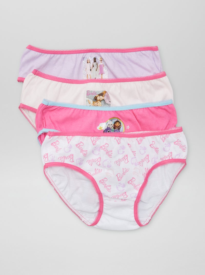 Pack de 3 braguitas 'Barbie' ROSA - Kiabi