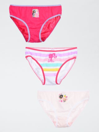 Pack de 3 braguitas 'Barbie'