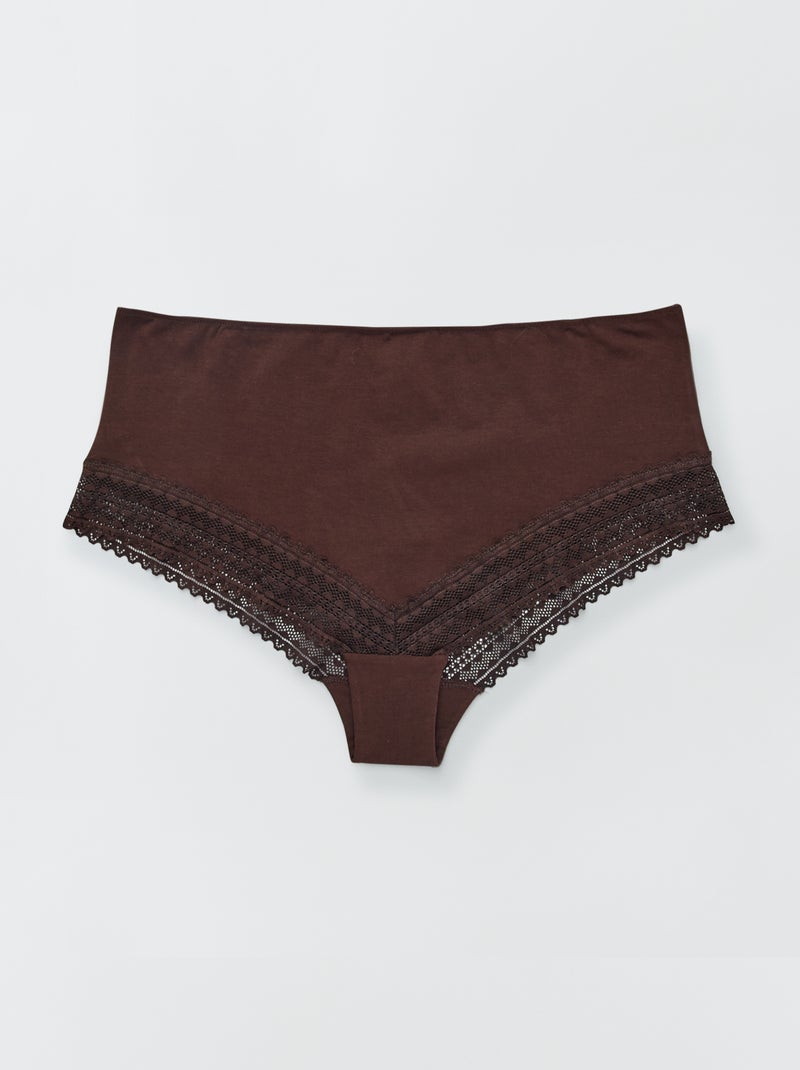 Pack de 3 braguitas BEIGE - Kiabi