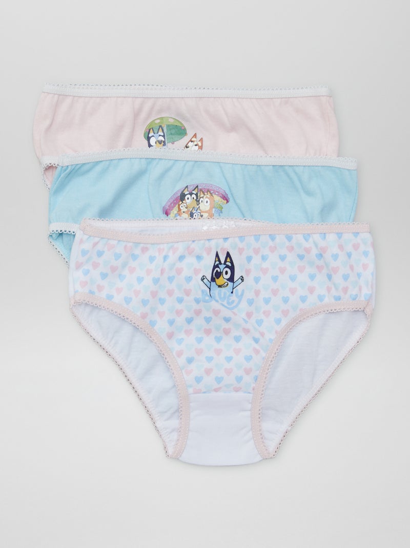Pack de 3 braguitas 'Bluey' AZUL - Kiabi