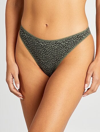 Pack de 3 braguitas brasileñas de algodón