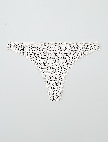 Pack de 3 braguitas brasileñas de algodón