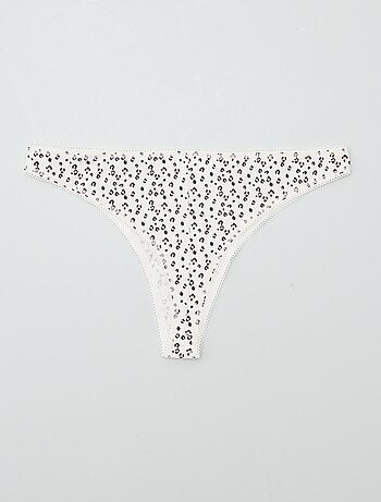 Pack de 3 braguitas brasileñas de algodón