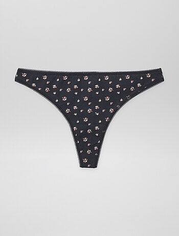 Pack de 3 braguitas brasileñas de algodón