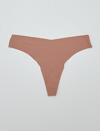 Pack de 3 braguitas brasileñas invisibles