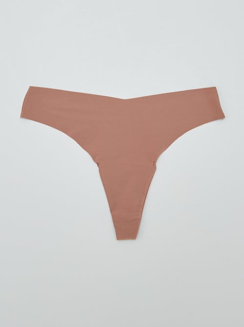 Pack de 3 braguitas brasileñas invisibles - Kiabi