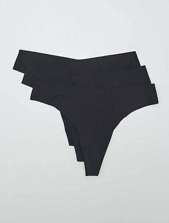 Pack de 3 braguitas brasileñas invisibles