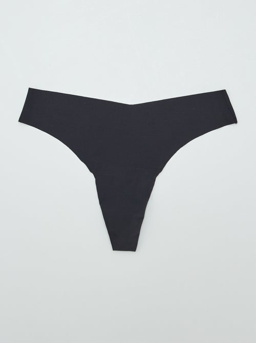 Pack de 3 braguitas brasileñas invisibles - Kiabi