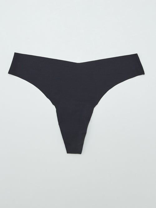 Pack de 3 braguitas brasileñas invisibles - Kiabi