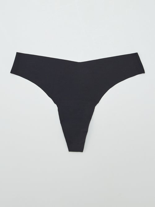 Pack de 3 braguitas brasileñas invisibles - Kiabi