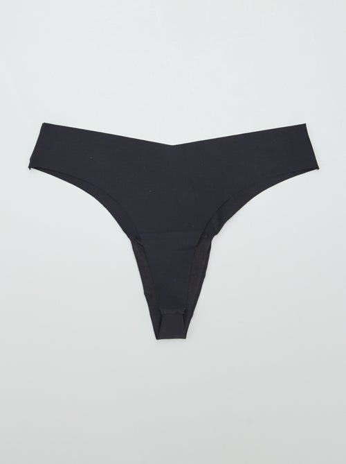 Pack de 3 braguitas brasileñas invisibles - Kiabi