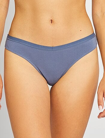 Pack de 3 braguitas brasileñas premamá con encaje