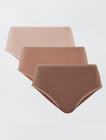 Pack de 3 braguitas clásicas 'Sans Complexe'