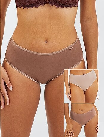 Pack de 3 braguitas clásicas 'Sans Complexe'