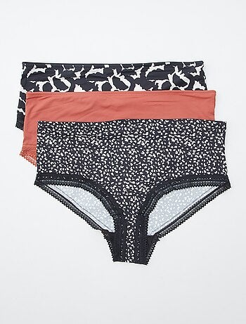 Pack de 3 braguitas con estampado