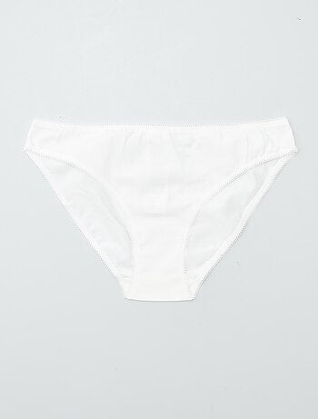 Pack de 3 braguitas de algodón