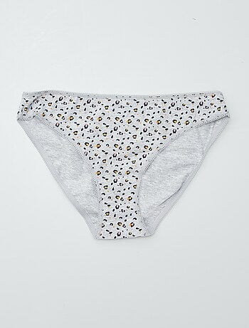 Pack de 3 braguitas de algodón