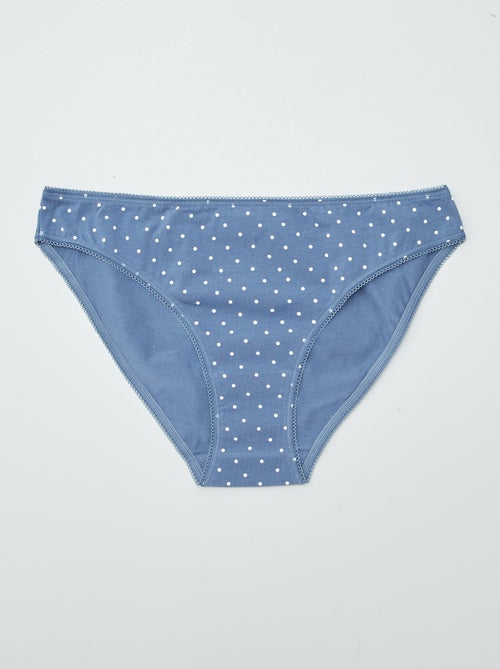 Pack de 3 braguitas de algodón - Kiabi