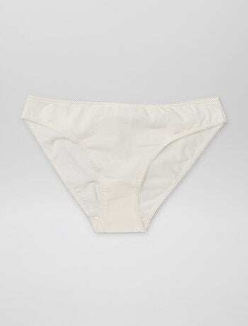 Pack de 3 braguitas de algodón