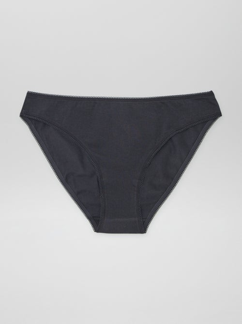 Pack de 3 braguitas de algodón - Kiabi