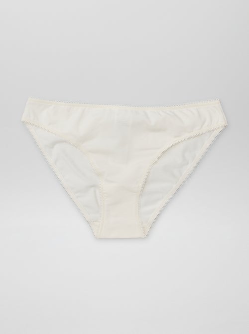 Pack de 3 braguitas de algodón - Kiabi