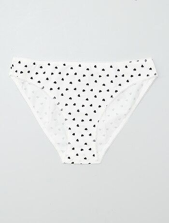 Pack de 3 braguitas de algodón