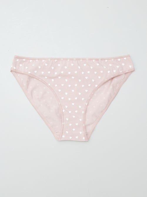 Pack de 3 braguitas de algodón - Kiabi