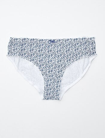 Pack de 3 braguitas de algodón elástico