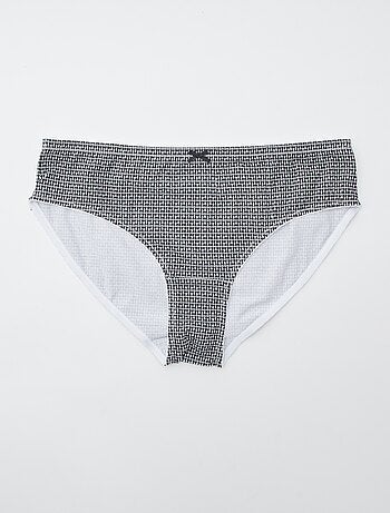 Pack de 3 braguitas de algodón elástico