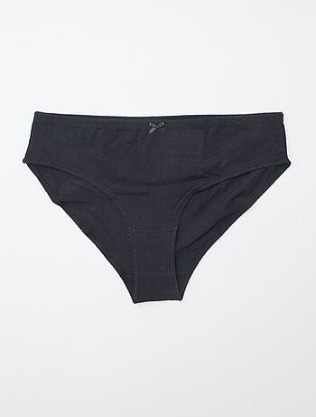 Pack de 3 braguitas de algodón elástico
