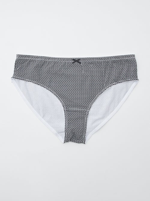 Pack de 3 braguitas de algodón elástico - Kiabi