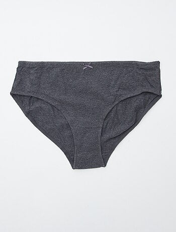 Pack de 3 braguitas de algodón elástico