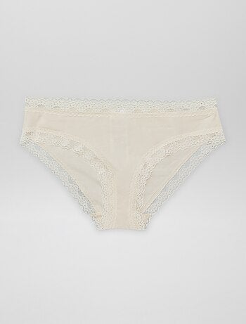 Pack de 3 braguitas de encaje
