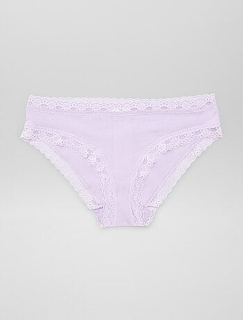 Pack de 3 braguitas de encaje