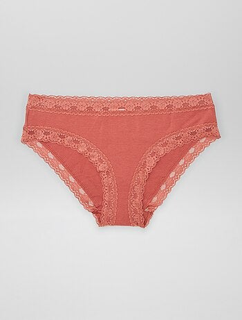 Pack de 3 braguitas de encaje