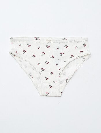 Pack de 3 braguitas de punto plumeti