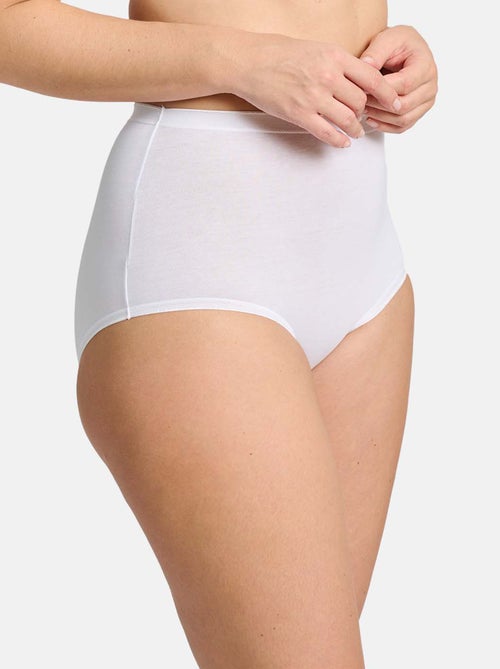 Pack de 3 braguitas de talle alto 'Sans Complexe' - Kiabi