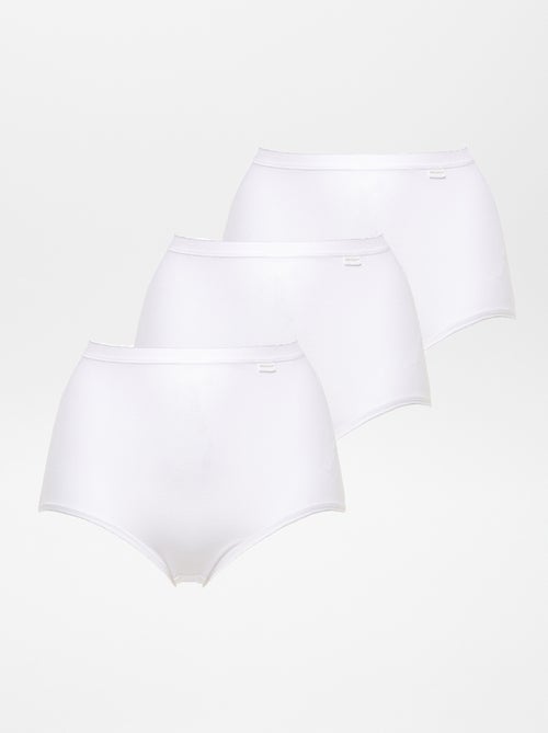 Pack de 3 braguitas de talle alto 'Sans Complexe' - Kiabi