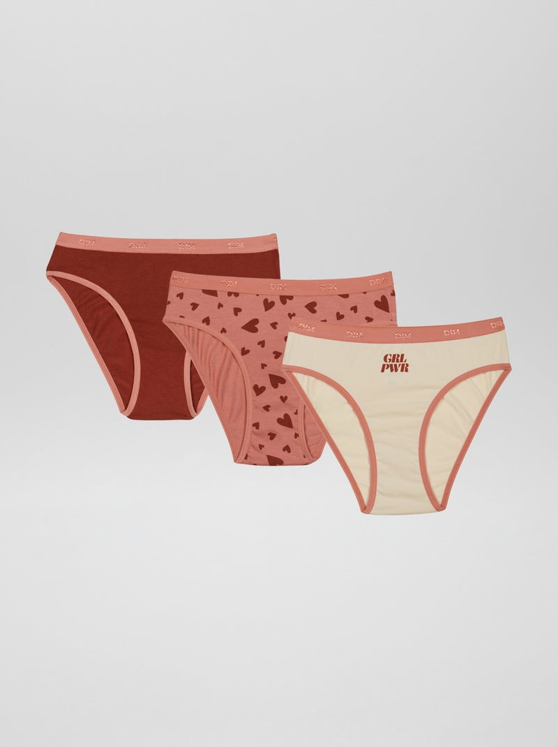 Pack de 3 braguitas 'DIM' BLANCO - Kiabi