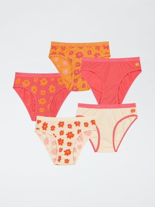 Pack de 3 braguitas 'Dim' estampadas - Kiabi