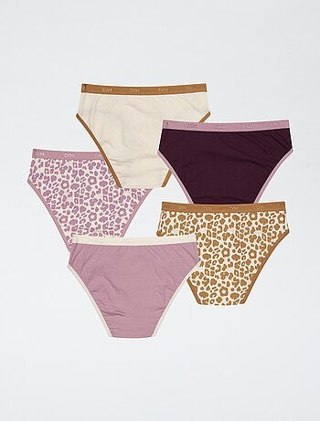 Pack de 3 braguitas 'Dim' estampadas