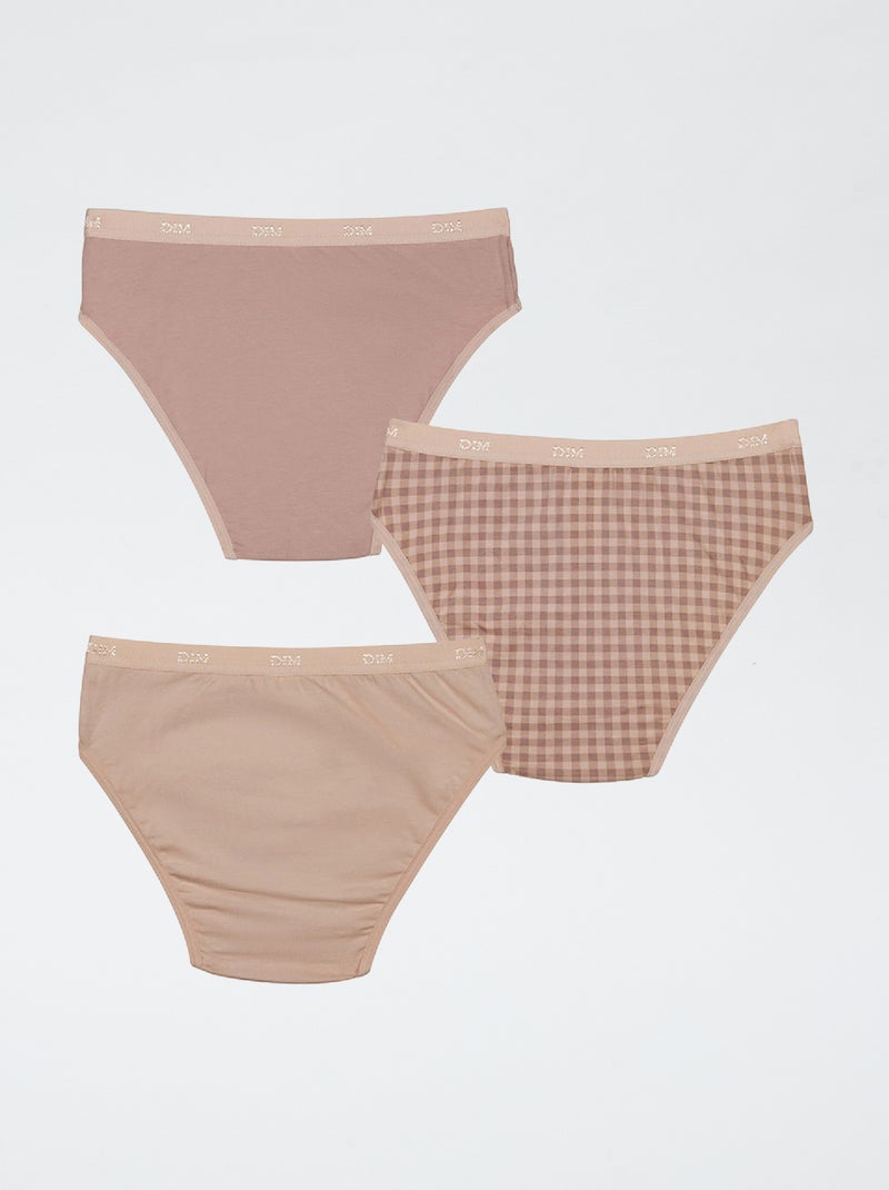 Pack de 3 braguitas 'Dim' Purpura - Kiabi
