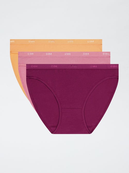 Pack de 3 braguitas 'Dim' - Kiabi Pack de 3 braguitas 'Dim' - Kiabi