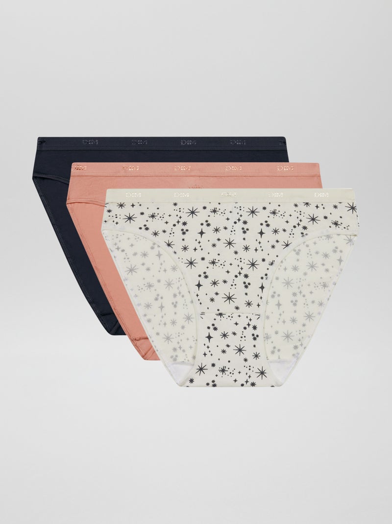 Pack de 3 braguitas 'Dim' ROSA - Kiabi