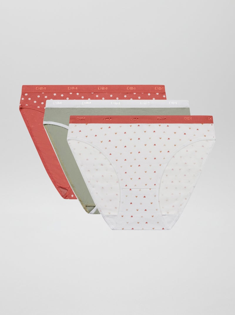 Pack de 3 braguitas 'Dim' VERDE - Kiabi